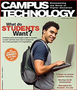 What do students want? -- from Campus Technology's February 2010 Ed.