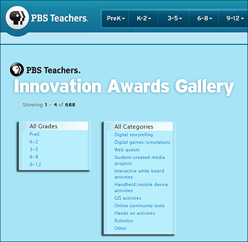 PBS Teachers: Innovation Awards 2010