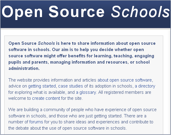 Open Source Schools
