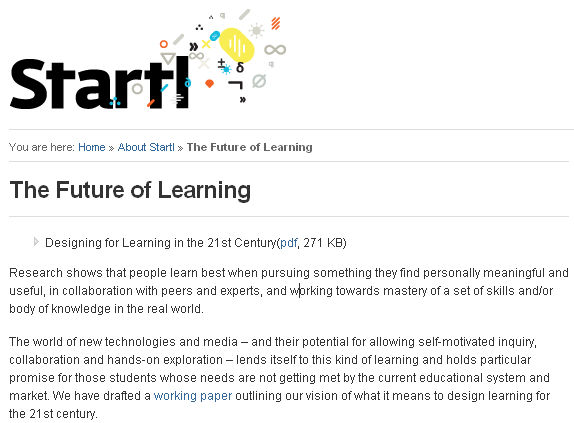 The future of learning