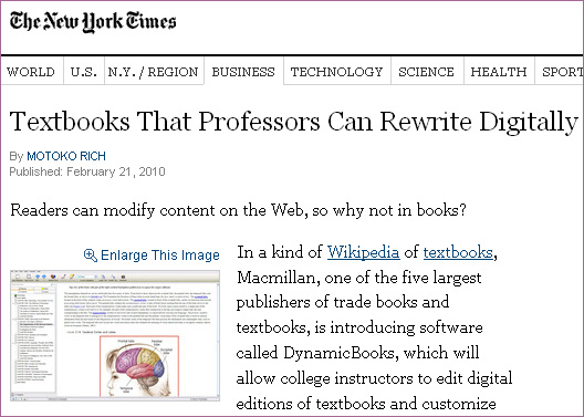 Textbooks that profs can rewrite