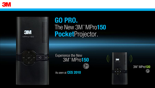 3M portable projectors