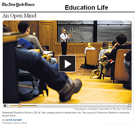 An open mind -- from the New York Times Education Section