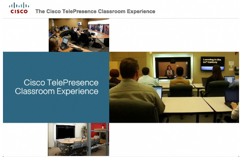 Cisco's telepresence classroom