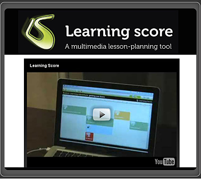 Learning Score: A multimedia lesson planning tool