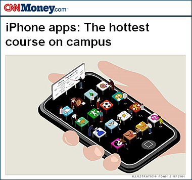 iPhone Apps - the hottest course on campus