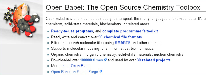 http://openbabel.org/wiki/Main_Page