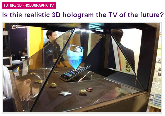 Is this realistic 3D hologram the TV of the future?