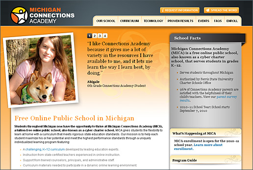Michigan Connections Academy -- Free online K-12 tuition this fall for 400 students