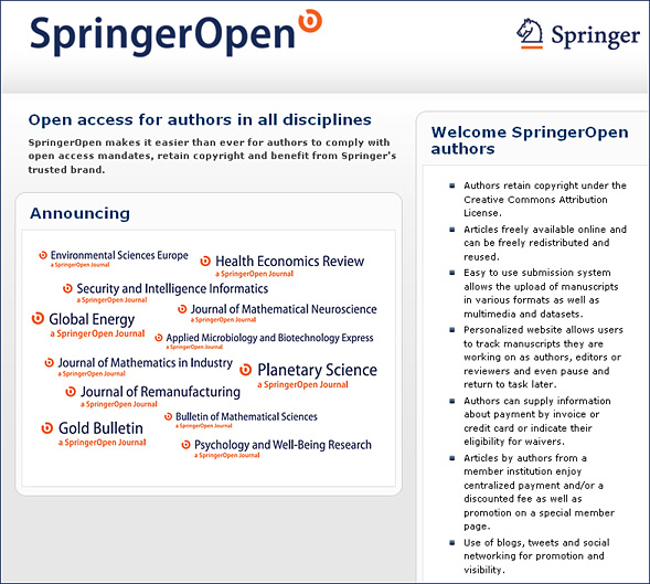 SpringerOpen.com