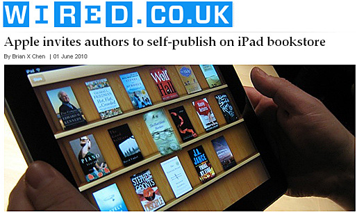 Apple invites authors to self-publish on the iPad bookstore