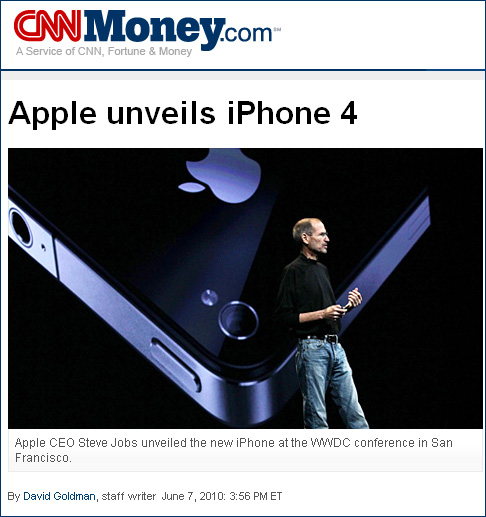 Apple unveils iPhone4
