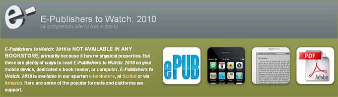 E-Publishers to Watch 2010