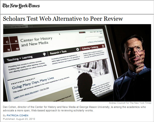 Scholars test web alternative to peer review