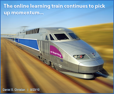 The online learning train continues to pick up momentum