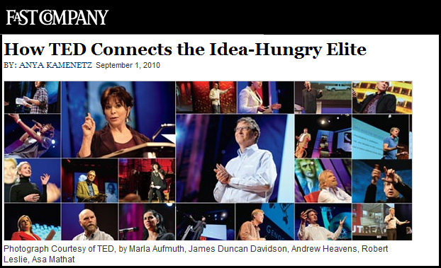 How TED connects the idea hungry elite