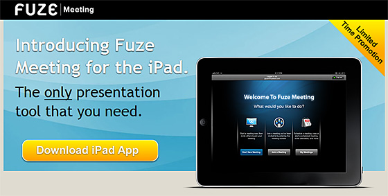 Fuze Box's Fuze Meeting -- hold online meetings on the iPad