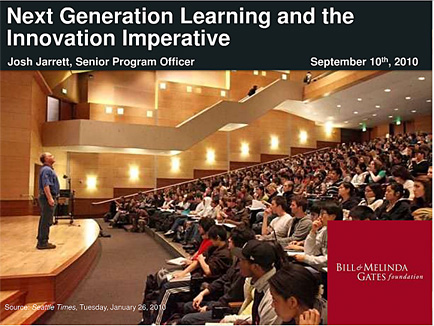 Next Generation Learning and the Innovation Imperative