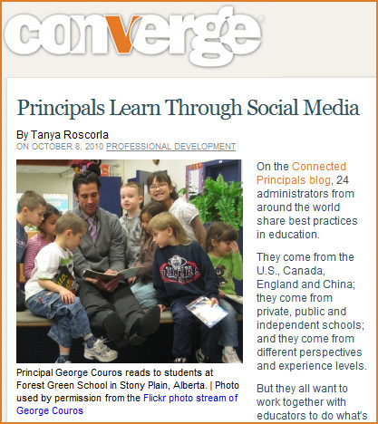 Principals Learn Through Social Media