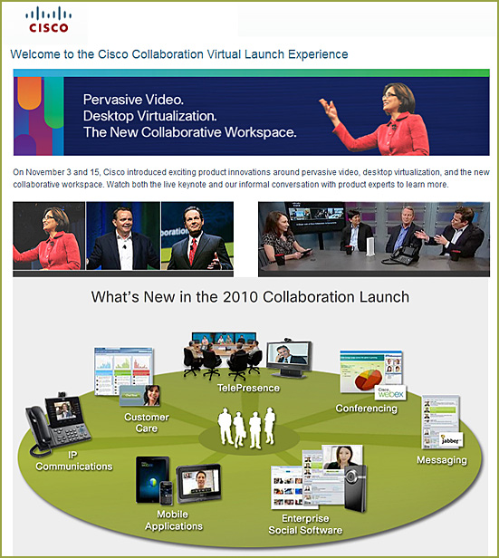 Cisco Product Announcements and Demonstrations