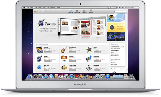The Mac App Store -- January 6, 2011