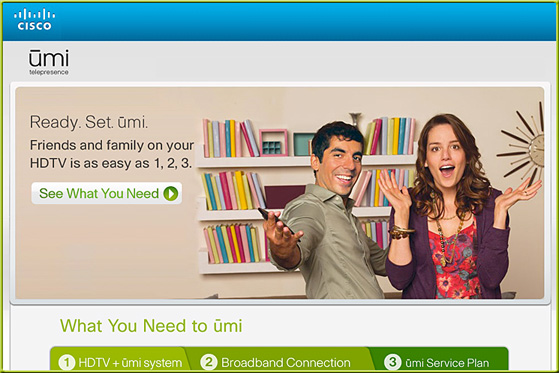 Umi from Cisco -- high def videoconferencing