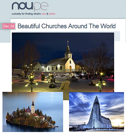 Beautiful Churches from around the world -- from Noupe.com