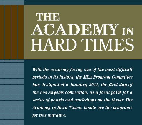 The academy in hard times