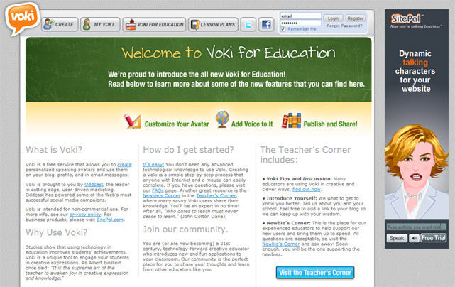Voki for education