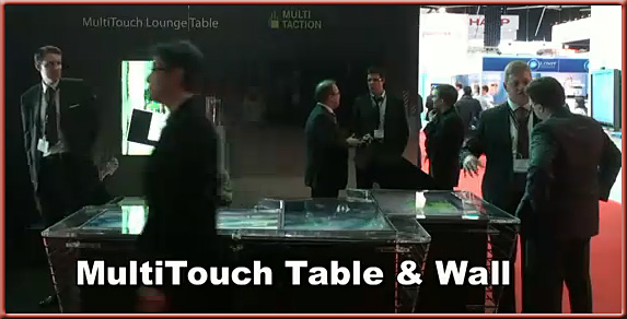 MultiTouch table and wall - February 2011