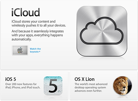 iCloud, iOS5, and OS X Lion