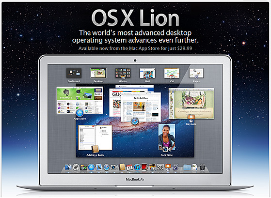 Mac OS X Lion available today -- 7-20-11