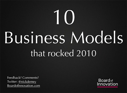 10 Business Models That Rocked 2010