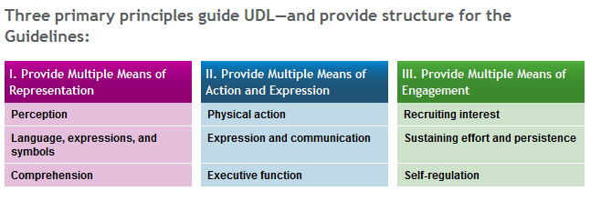 Guidelines for UDL