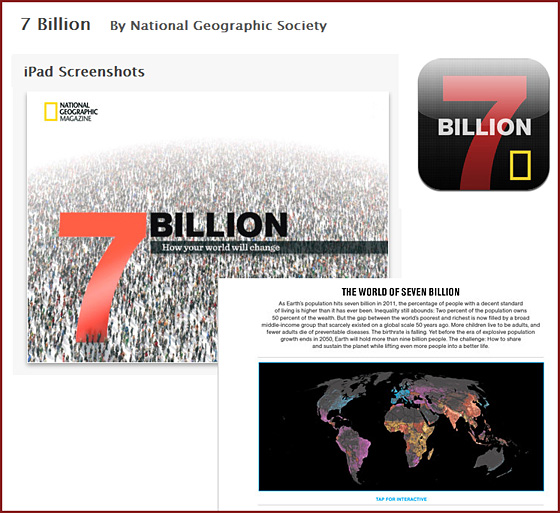 7 billion -- from the National Geographic Society