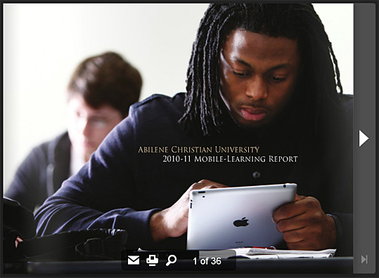 ACU Mobile Learning Report 2011