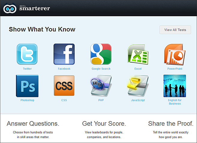 smarterer.com -- show what you know