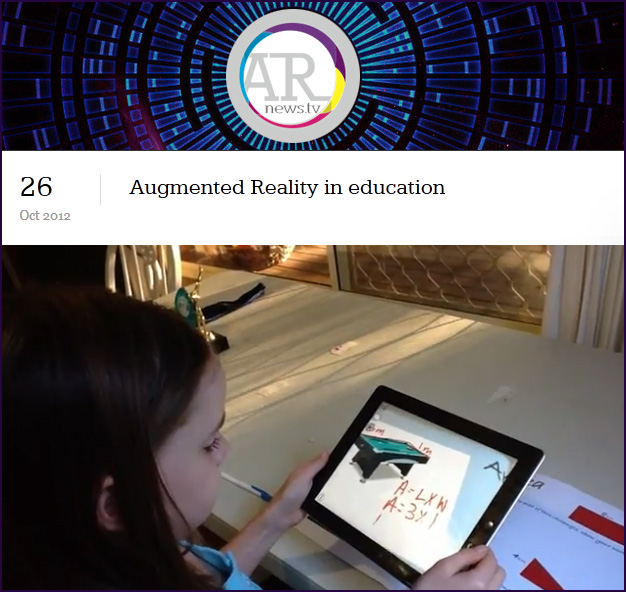 Augmented Reality in Education - October 26 2012