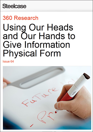 Steelcase: Using our heads and our hands to give information physical form