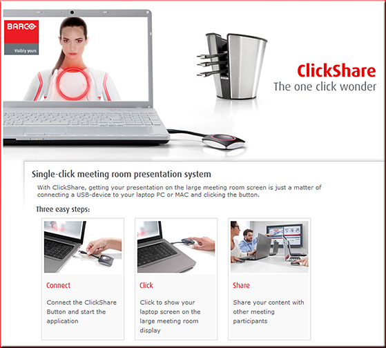 ClickShare from Barco- the one click wonder