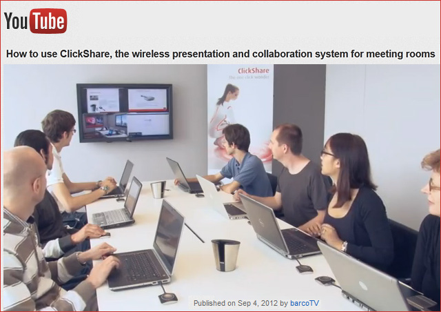 How to use ClickShare, the wireless presentation and collaboration system for meeting rooms
