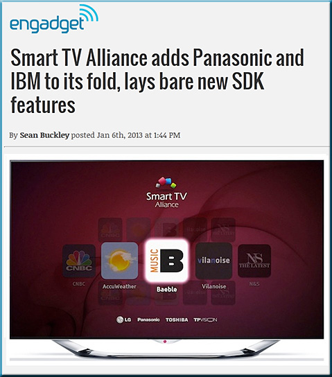 Smart TV Alliance adds Panasonic and IBM to its fold, lays bare new SDK features -- Sean Buckley