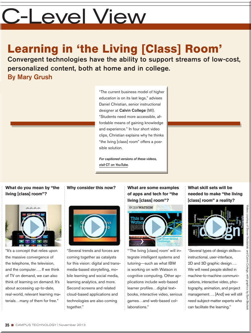 DanielSChristianLearningFromTheLivingClassRoom-CampusTechnologyNovember2013