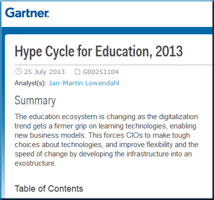 GartnerHypeCycleforEducation-July2013