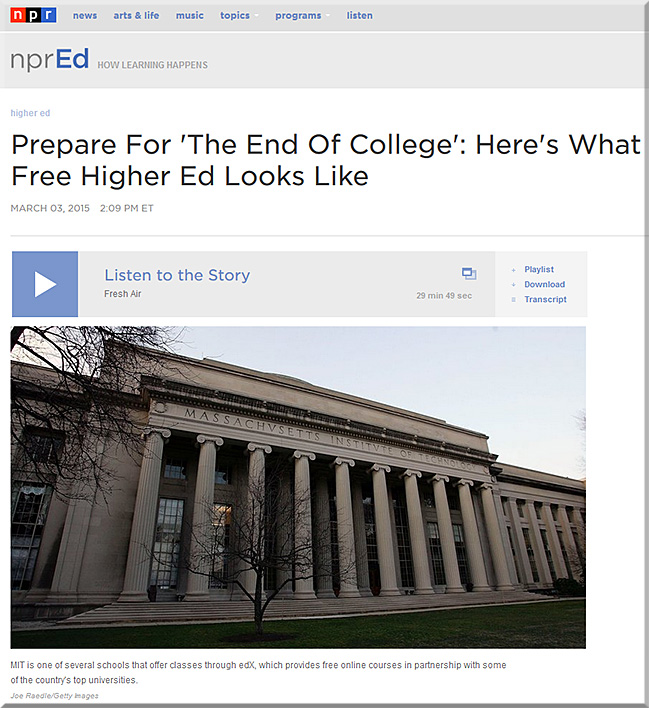 NPR-KevinCarey-FreeHigherEd-March2013