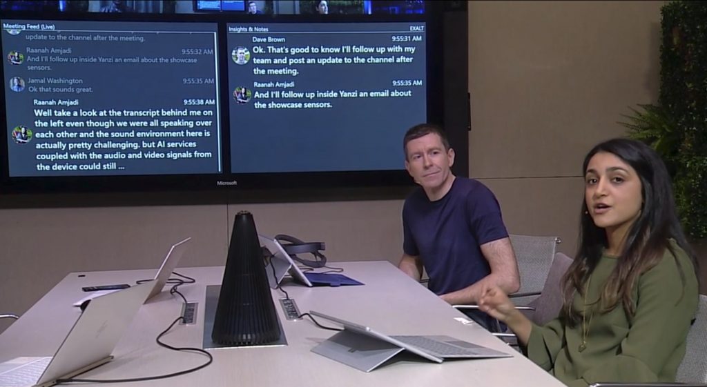 Microsoft's conference room of the future