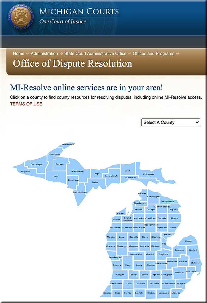 NEW! Resolve disputes online for free -- with or without a mediator!