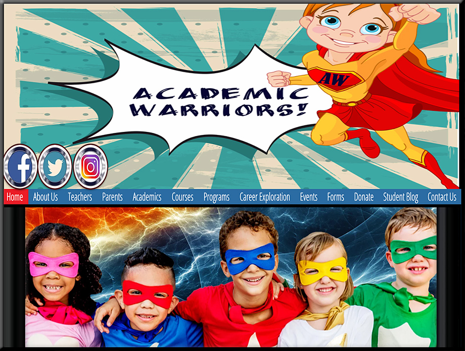 Check out the Academic Warriers website