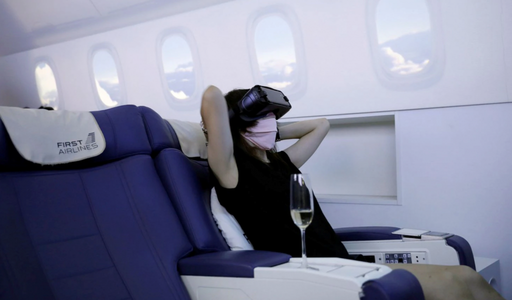 Travelers are paying real money to take VR flights to nowhere