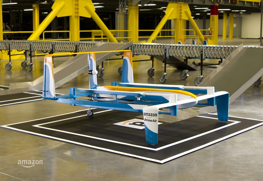 Drones from Amazon Prime. Let's keep them out of the skies please.